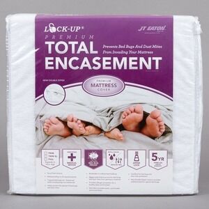 Mattress Encasement Cover Protection Zipper Waterproof Bed Bug Proof Cal King